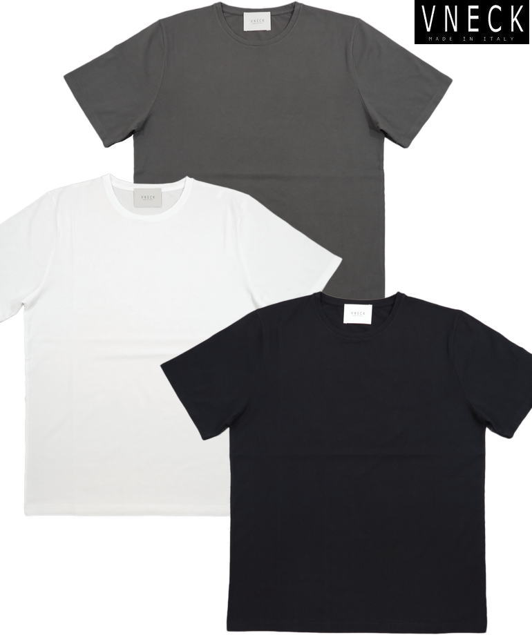 VNECK/ヴイネック #2029 “CLUB” TSHIRT GIROC. MC 無地クルーネックＴシャツ/半袖無地Ｔシャツ/カットソー