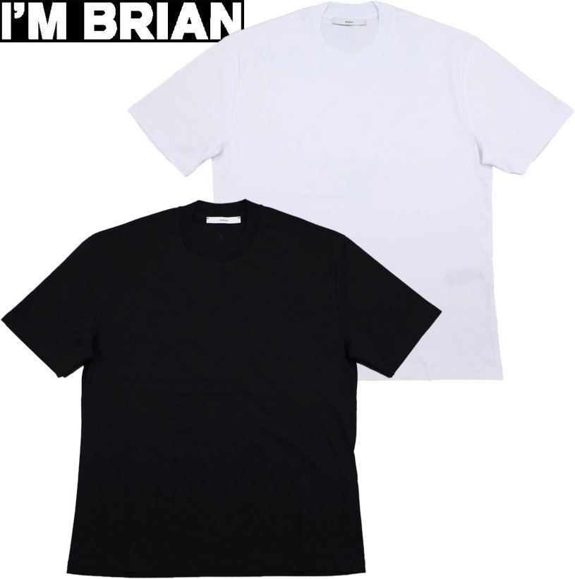 I'M BRIAN/アイムブライアン #TS3320MM T-SHIRT REGULAR 半袖Ｔシャツ/カットソー/刺繍ロゴ入りクルーネックＴシャツ｜ストリートファッションMIYOSHIYA