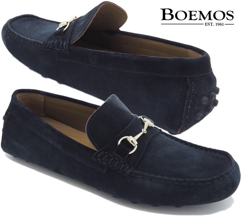 BOEMOS/ボエモス\u003cBR\u003e 3186-E24 HASH\u003cBR\u003e ドライビングシューズ/ビット モカション/モカシンシューズ/スリッポン\u003cBR\u003e ABISSO 052(米国海軍)