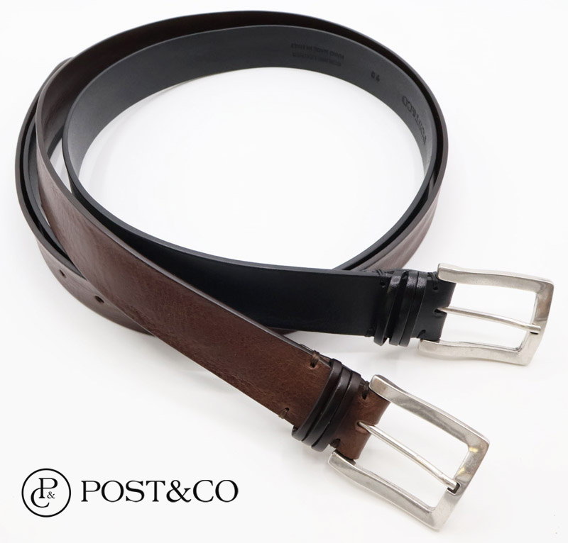 POST＆CO/ポストアンドコー\u003cBR\u003e Leather Belt/なめし革胴締め\u003cBR\u003e Art:PR10
