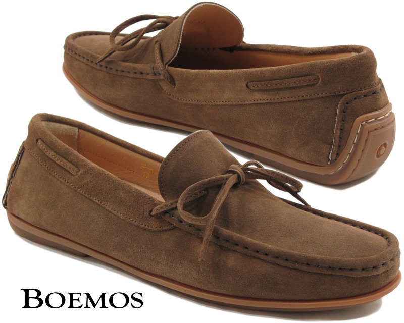 BOEMOS/ボエモス\u003cBR\u003e VIVEL\u003cBR\u003e ドライビングシューズ/モカション/モカシンシューズ/スリッポン\u003cBR\u003e NUT 1315(木の実赤銅色)
