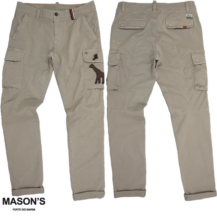 楽天市場】MASON'S/メイソンズ CBE109 CARGO PANTSストレッチカーゴ