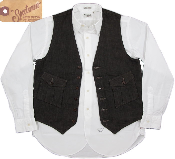 楽天市場 Mfsc Made In U S A Mister Freedom Sugar Cane ミスターフリーダム シュガーケーン Nos Brown Canvas Continental Vest ブラウンキャンバス コンチネンタル ベスト ジレ 431 A Brown ワンウォッシュ ブラウン Sc ストリートファッションmiyoshiya