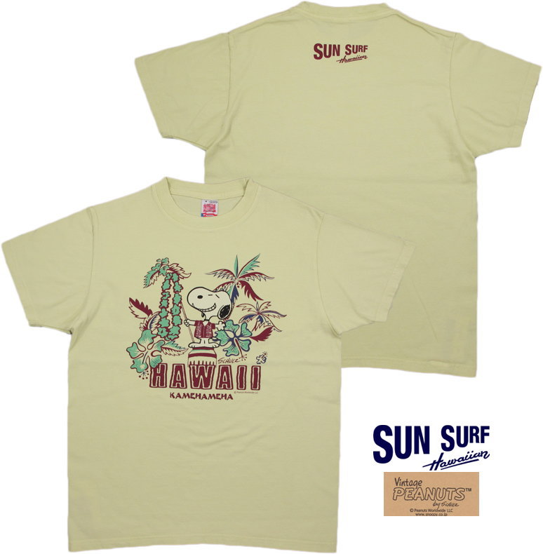 楽天市場】SUN SURF×PEANUTS/サンサーフ×ピーナッツ S/S T-SHIRT