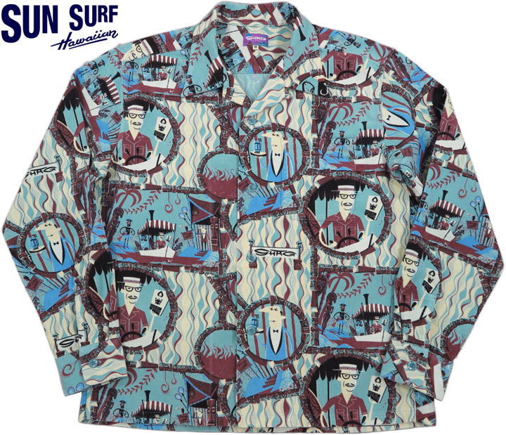 楽天市場】サンサーフ アロハシャツ SUNSURF 長袖 コーデュロイ