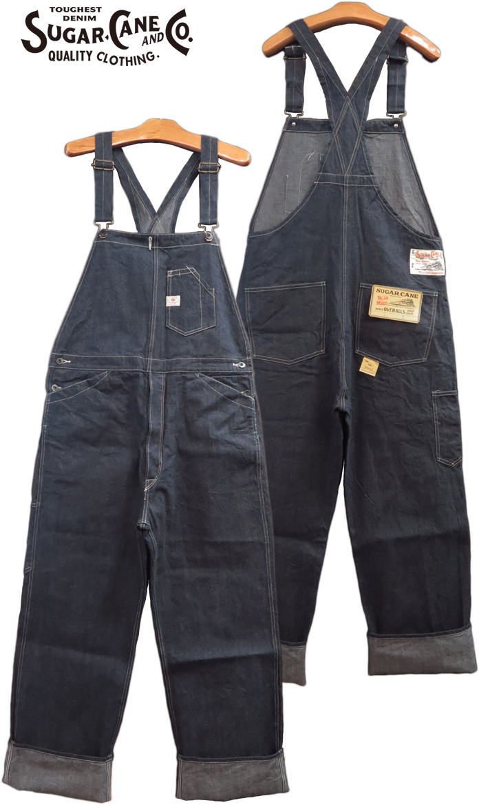 楽天市場】SUGAR CANE/シュガーケーン 9oz. WABASH STRIPE OVERALLS