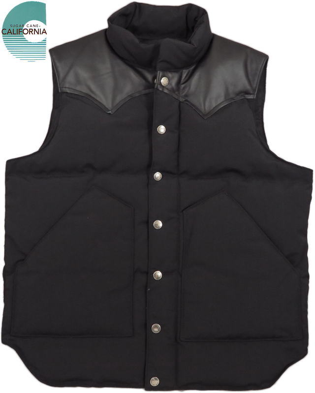楽天市場】KAPTAIN SUNSHINE / Leather Down Vest Made By Rocky