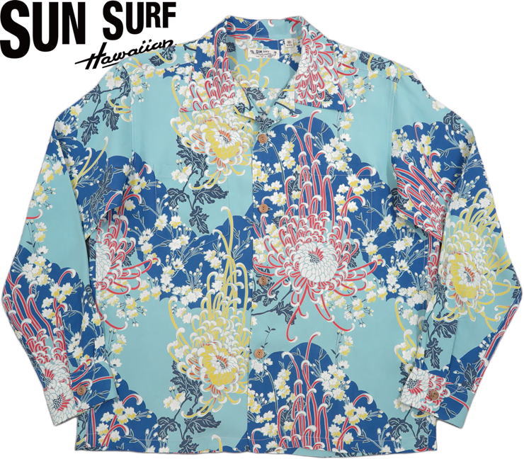 楽天市場】SUN SURF/サンサーフ L/S RAYON HAWAIIAN SHIRT“ROYAL