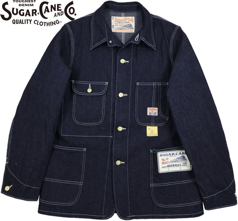楽天市場】SUGAR CANE シュガーケーン 11oz ブルーデニム ワークコート