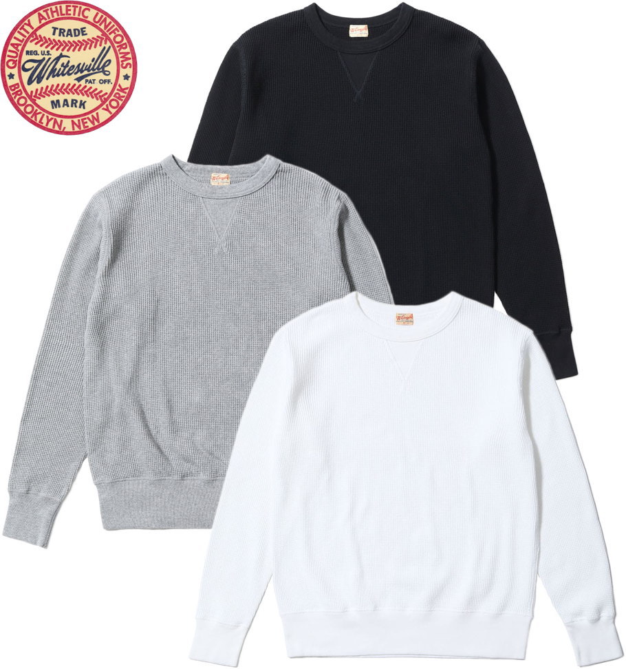 Whitesville/ホワイツビル THERMAL T-SHIRT ヘビーウェイト サーマルTシャツ/ガゼット付き、ワッフルカットソー Lot No. WV69643