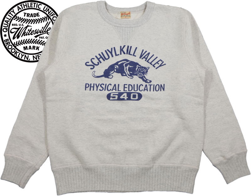 Whitesville/ホワイツビル SWEAT SHIRT W/PRINT プリント入り、スウェットシャツ/カレッジプリントトレーナー/ヘビーウェイトスウェットシャツ 131) OATMEAL(オートミール)/Lot No. WV69613