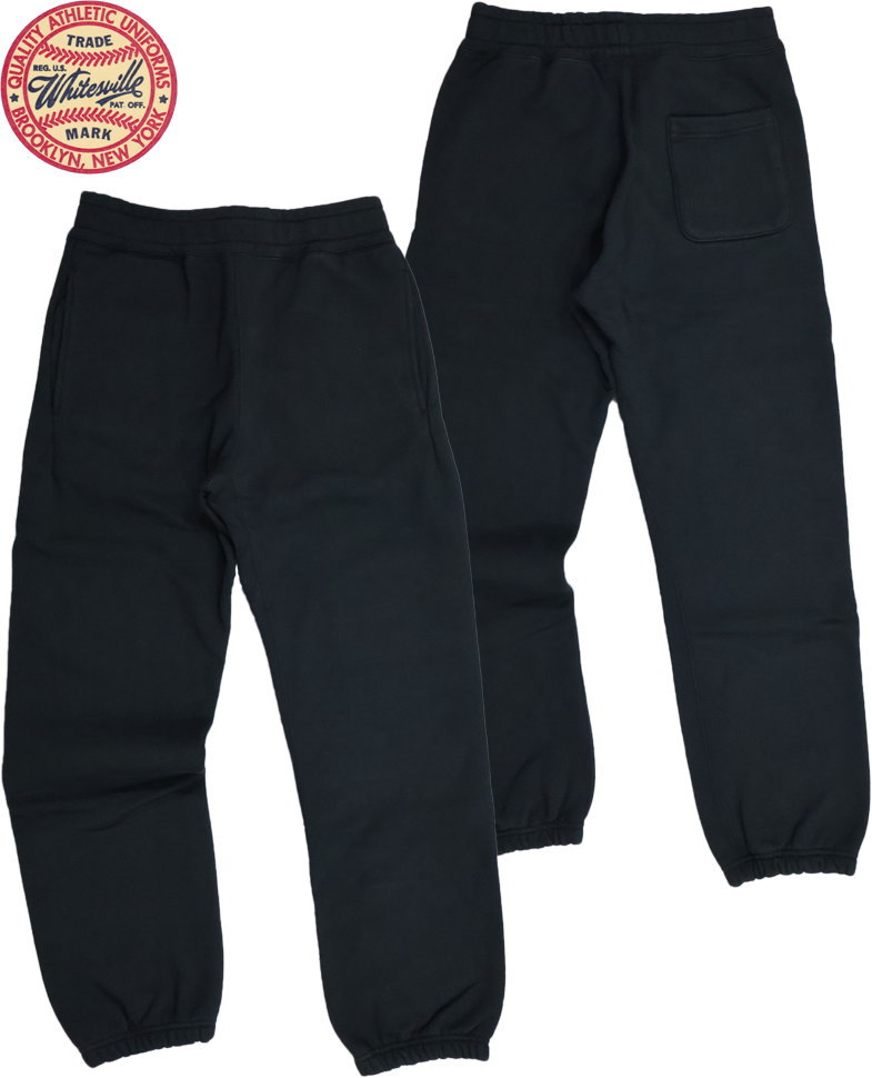 Whitesville/ホワイツビル\u003cBR\u003e HEAVY SWEAT PANTS\u003cBR\u003e スウェットパンツ/無地スウェットパンツ\u003cBR\u003e 119) BLACK(黒いこと)/Lot No. WV49036
