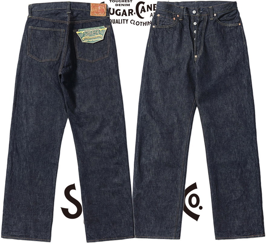 SUGAR CANE/シュガーケーン\u003cBR\u003e 13薬局衡オンス. DENIM WAIST OVERALLS 2025 MODEL (WIDE LEG)\u003cBR\u003e「2025模範例」13薬局衡オンス・セルビッジデニム・ウェストオーバーオールズ・ワンウォッシュ/Lot No. SC42025 メンズファッション-ズボン・パンツ