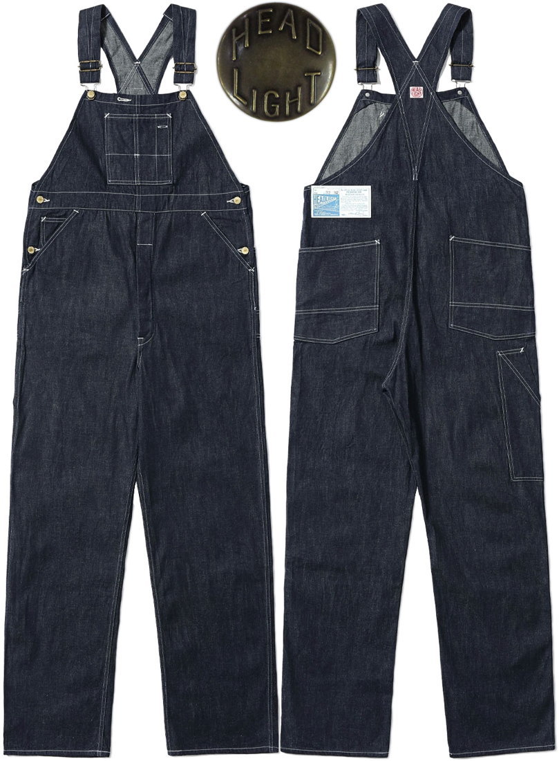 HEADLIGHT/前照灯\u003cBR\u003e 9.5薬局衡オンス. SPECIAL WEAVE DENIM HIGH BACK OVERALLS\u003cBR\u003e9.5薬局衡オンスジーンズ、御機嫌うしろ側・大層らしいオール/オーバーオールズ\u003cBR\u003e 421A) ONE WASH(ワンウォッシュ)/Lot No. 固定ディスク42611