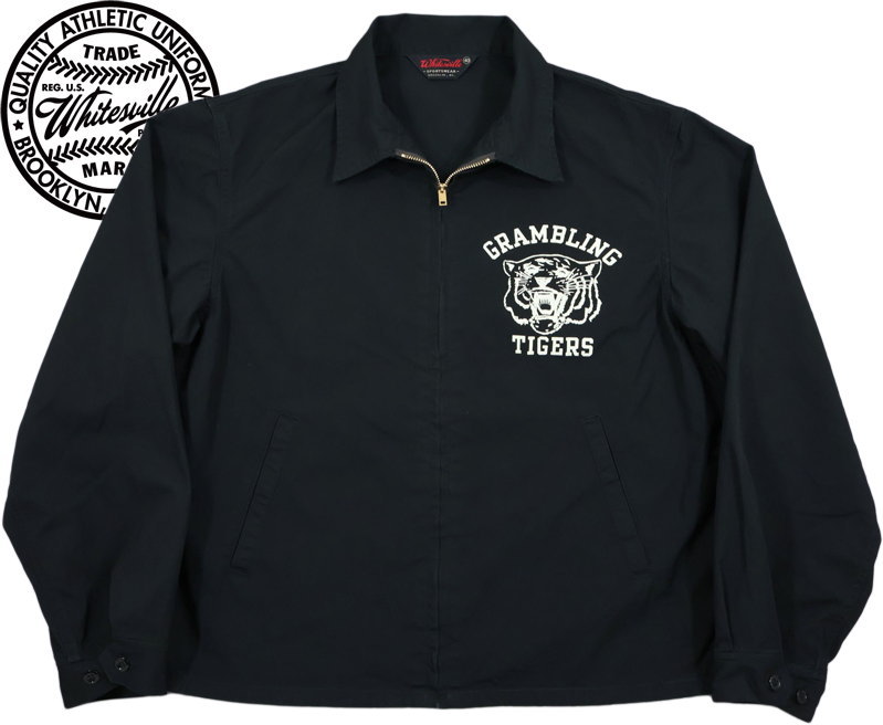 WHITESVILLE/ホワイツビル COTTON POPLIN SPORTS JACKET コットン スポーツジャケット 119) BLACK(ブラック)/Lot No. WV15874