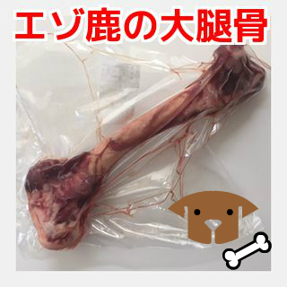 楽天市場 犬用 無添加おやつ エゾ鹿肉 生の大腿骨ペットフード ドッグフード ペット 生肉 ホネ Miyudora Pet 楽天市場店