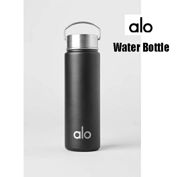 alo Yoga Water Bottle お水瓶 普段使い走り用 矢瑜伽 実用的 今めかしい 通い 通学 体育館 差し上げ物 シンプルブラック タンプラー ミリオンセラー商いもの マイ瓶 手持ち部分付き添い人 軽銀 軽さ ロゴタイプ入り口・入口瓶 お取りつくろう飾り気の無い 水分付け足し 今めかしい