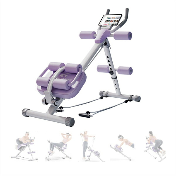 楽天市場】腹筋マシーン 1台6役 腹筋 クランチ トレーニングベンチ 高