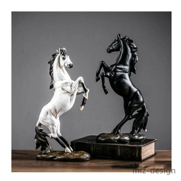 楽天市場】【送料無料】跳ね馬 立ち馬 西洋 十二支 干支 縁起物 風水