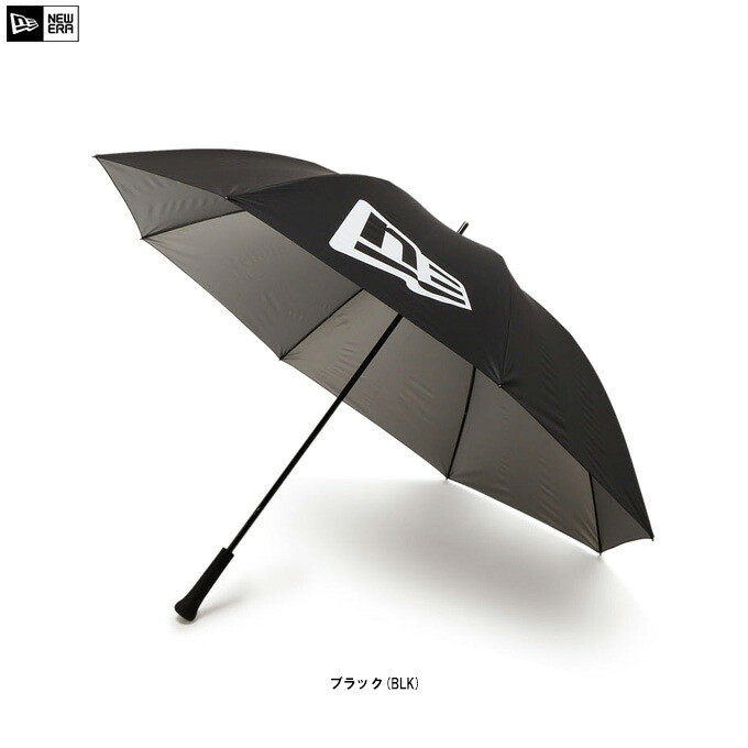 NEW ERA（ニューエラ） ゴルフアンブレラ フラッグロゴ （14470862） （ゴルフ/スポーツ/傘/晴雨兼用/雨具/軽量/日傘/紫外線対策/大きめ/大人用/一般用）
