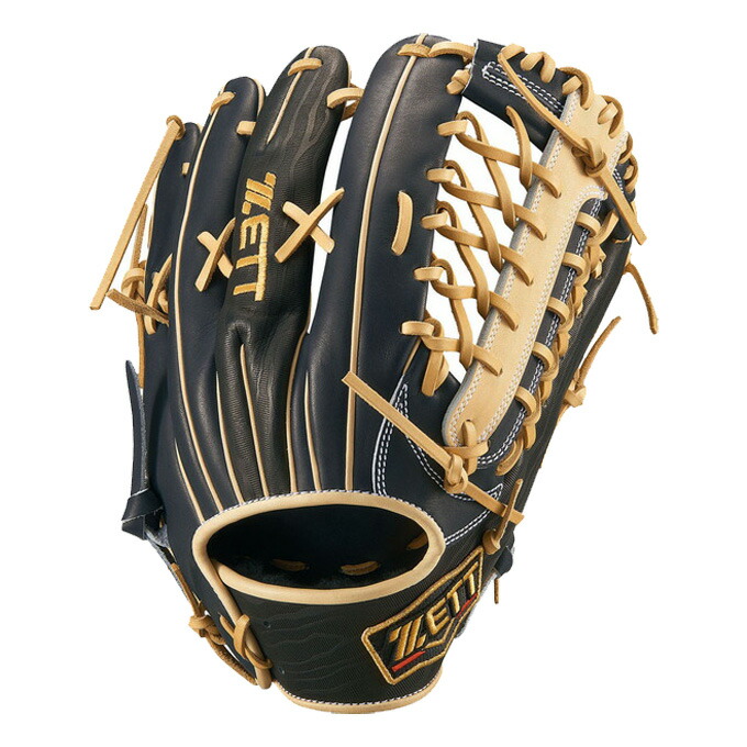 週末限定35200円！ゼットプロステイタス軟式外野手用　左　袋付き　新品未使用 プロステイタス ゼット 軟式グローブ 外野手用 ブロンド BRGB30277