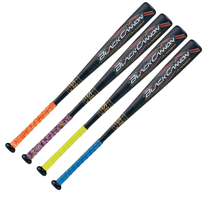 ★ZETT(ゼット) 軟式用FRP製バット ブラックキャノン Aパワー BLACKCANNON A-POWER (BCT353LS) (野球/ベースボール/リザードスキンズ/カーボン/一般軟式/トップバランス/大人用/一般用)