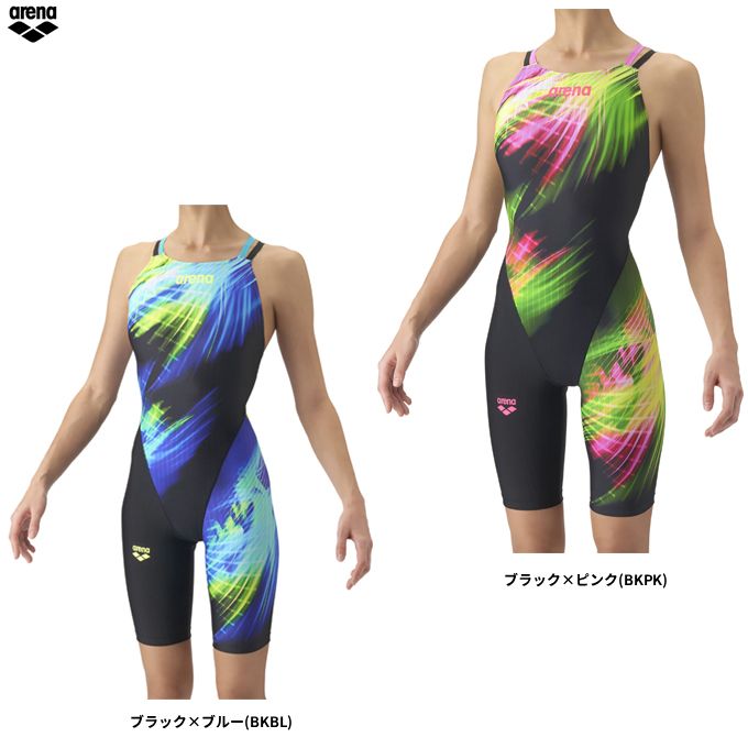 arena（アリーナ）競泳用水着 アクアレーシングハーフスパッツ 公式大会可（AS6FRC80L）（WA承認モデル/AQUARACING/水泳/スイミング/スポーツ/トレーニング/スイムウェア/マスターズ水着/女性用/レディース）｜ミズスポ