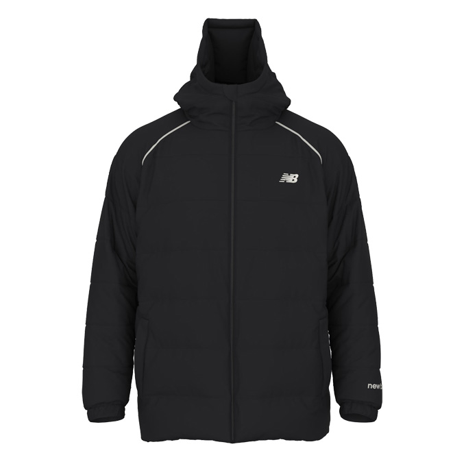 New Balance(ニューバランス) パデッドコート ショート (AMJ53172) (スポーツ/トレーニング/ジャケット/ベンチコート/アウター/長袖/ウェア/防寒/男性用/メンズ)