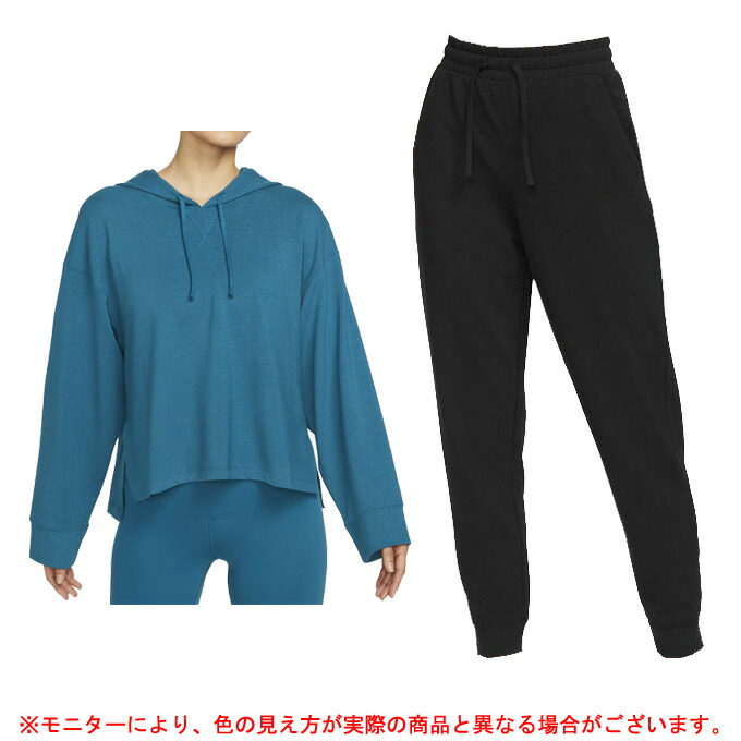 NIKE（ナイキ）NY Dri-FIT フリース フーディ パンツ 上下セット（DM7034/DM7038）トレーニング フィットネス ウェア フード付き レディース dm7034-404_1.jpg