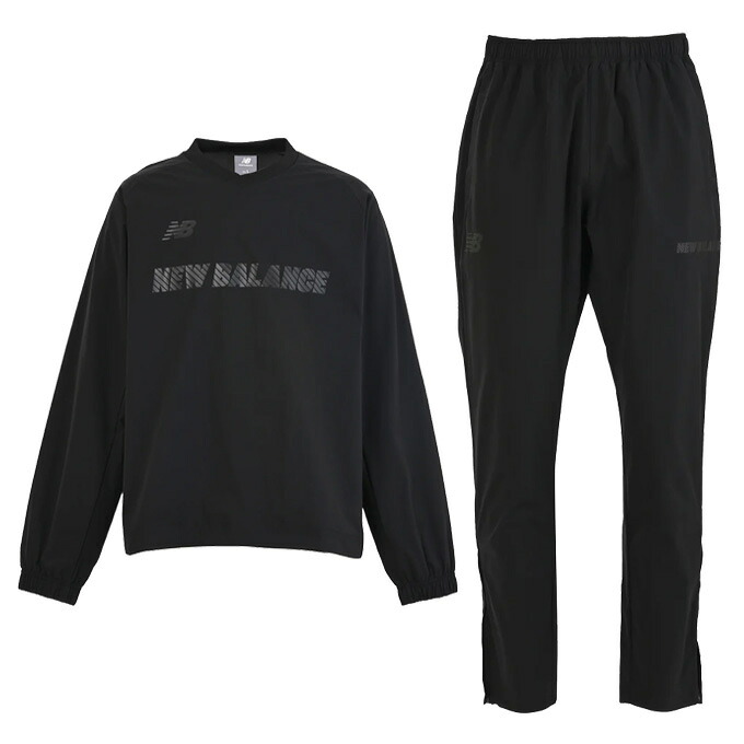 New Balance（ニューバランス） ストレッチウーブントップ パンツ 上下セット （AMT55263/AMP55264） （サッカー/フットサル/スポーツ/トレーニング/セットアップ/ウェア/長袖/男性用/メンズ）