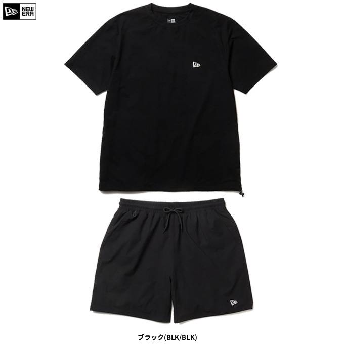 NEW ERA（ニューエラ）ユーティリティー ピステ Utility Piste パンツ 上下セット（14774252/14774238）（スポーツ/トレーニング/ウェア/半袖/ショートパンツ/アウトドア/カジュアル/セットアップ/男女兼用/ユニセックス）｜ミズスポ