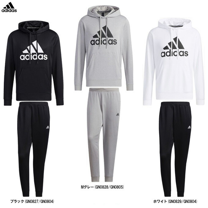【ブラック/M・Lのみ】adidas（アディダス） M MH スウェット POフーディ 20 SW JOGGER パンツ 上下セット （JKL50/JKL52） （スポーツ/トレーニング/ランニング/ジム/カジュアル/ウェア/フード付/セットアップ/男性用/メンズ） 5,597円