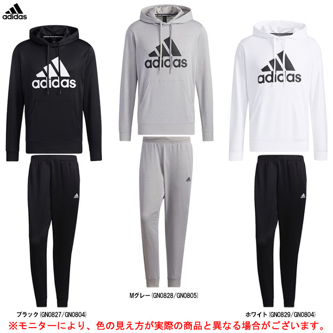 楽天市場】adidas（アディダス）エッセンシャルズ ビッグロゴ パーカー パンツ 上下セット（29217/28970）（スポーツ /トレーニング/ランニング/カジュアル/スウェット/ウェア/フードあり/パンツ/男性用/メンズ） : ミズスポ