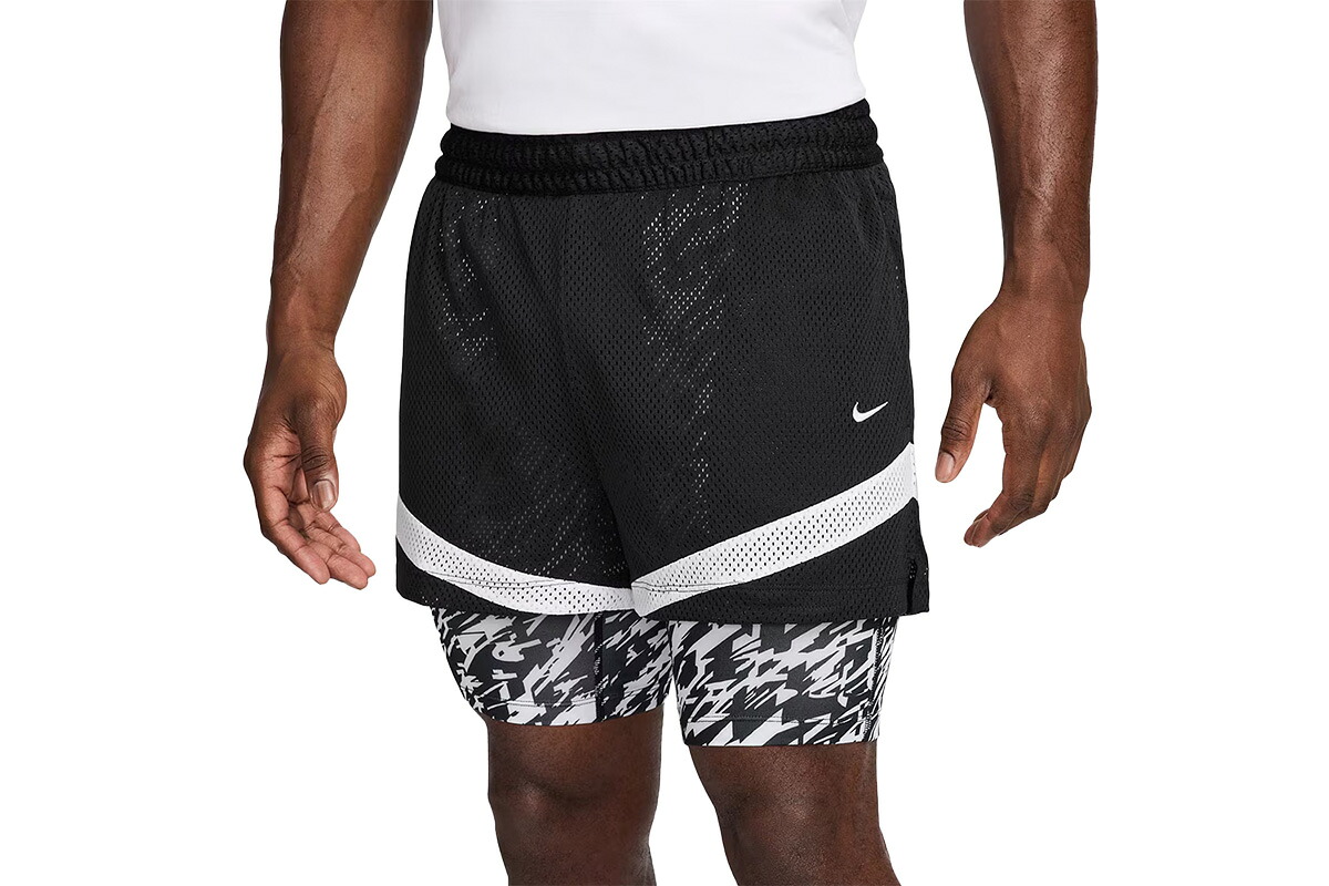 Dri-FIT4インチ2-in-1ショーツ ナイキ【HJ3894-010】 バスケ パンツ バスパン