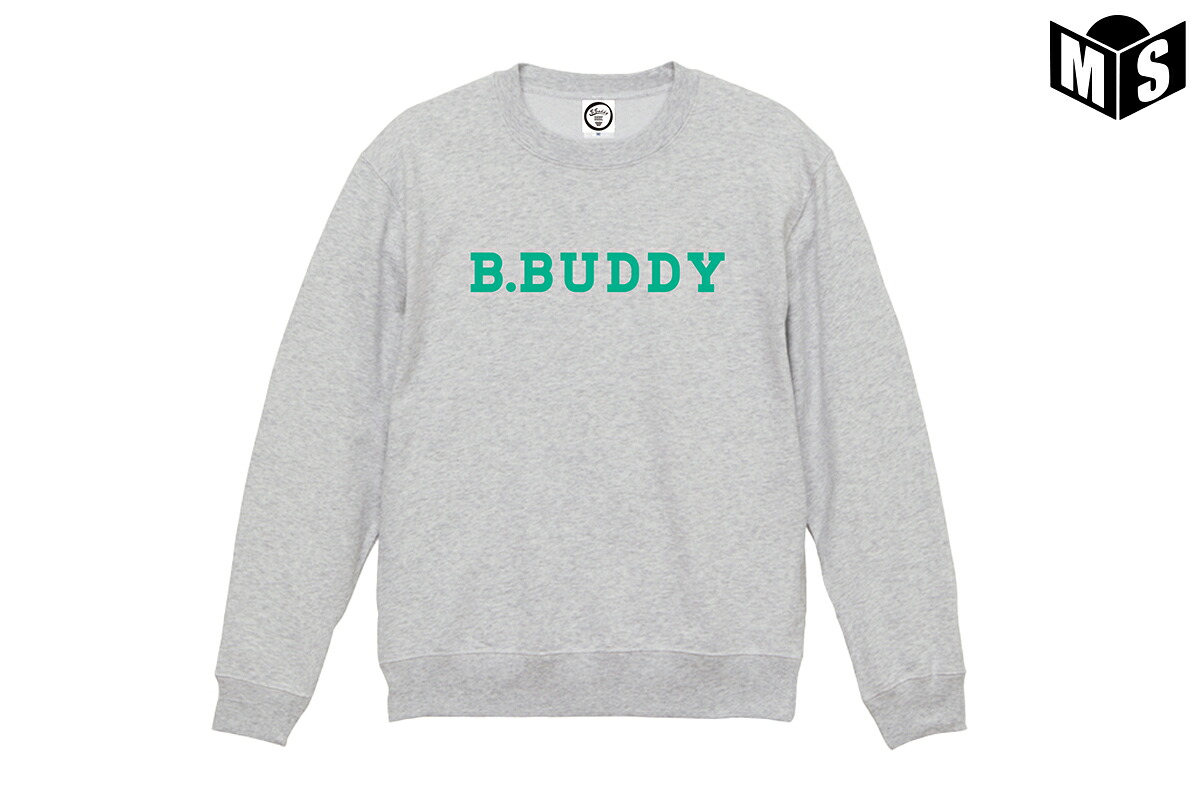 B.BUDDY LOGO スウェット ビー.バディ【SW25-003】 バスケ 長袖