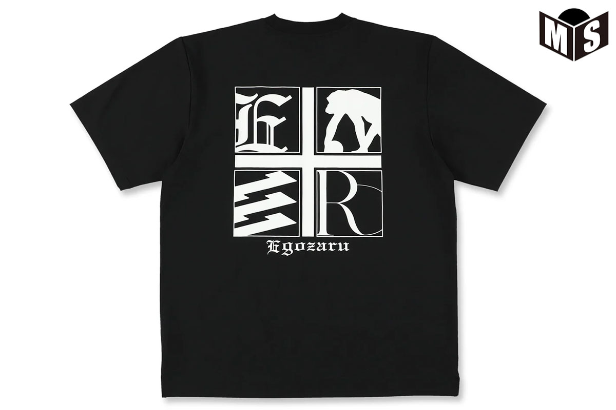 4スクエアオーバーサイズドTシャツ(EZBH) エゴザル【EBFW25UST002】 バスケ tシャツ 半袖