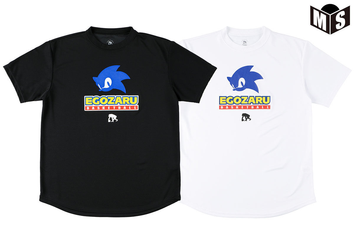 楽天市場 2色展開 ソニック エゴザル Sonic Egozaruバスケ Tシャツicon Logo Tシャツ Ezst So05 Mizoguchisports