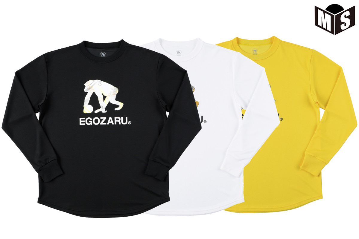 楽天市場 3色展開 エゴザル Egozaruバスケ ロンtspeed Logoロングtシャツ Ezlt 11 Mizoguchisports