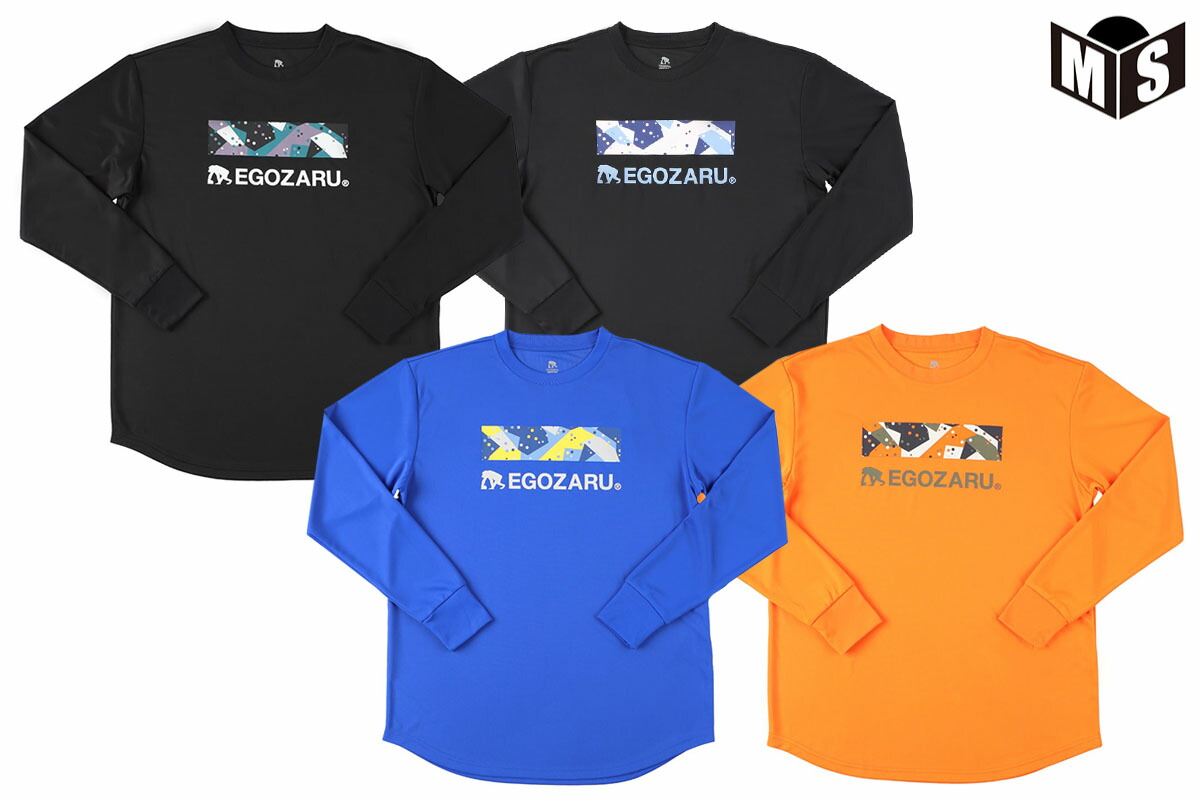 楽天市場】【3色展開】エゴザル EGOZARUバスケ ロンtTEARUP LOGOロングTシャツ【EZLT-F2132】 :  MIZOGUCHISPORTS