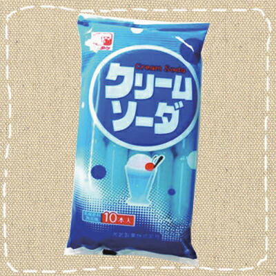 楽天市場 駄菓子 チューペット クリームソーダ 10本入り 卸価格 期間限定 みぞたオンラインストア楽天市場店