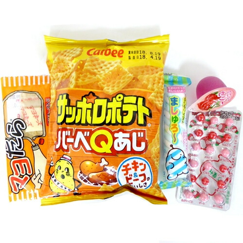 楽天市場】お菓子 詰め合わせ 駄菓子7種類詰合せセット : みぞ