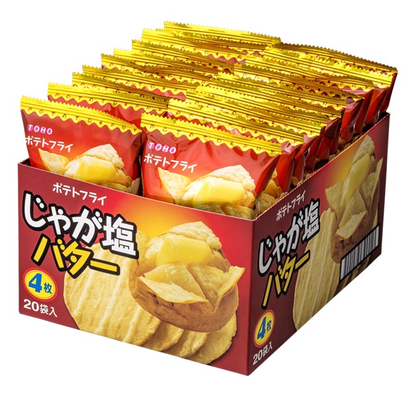 ポテト様 楽天市場】東豊製菓 ポテトフライ じゃが塩バター味 20袋入り