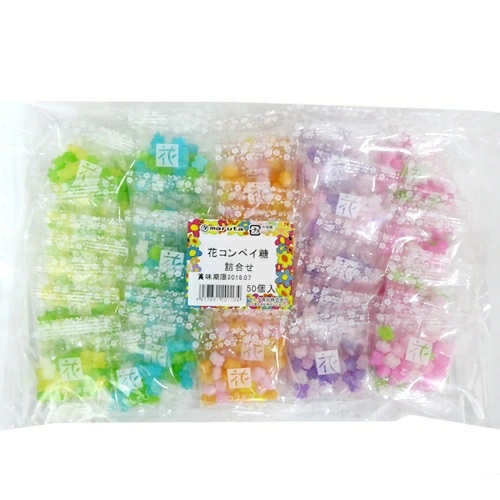マルタ食品 花こんぺい糖 詰合せ 4g×12600袋(50袋入 × 252袋) イベント・催事・大量特価