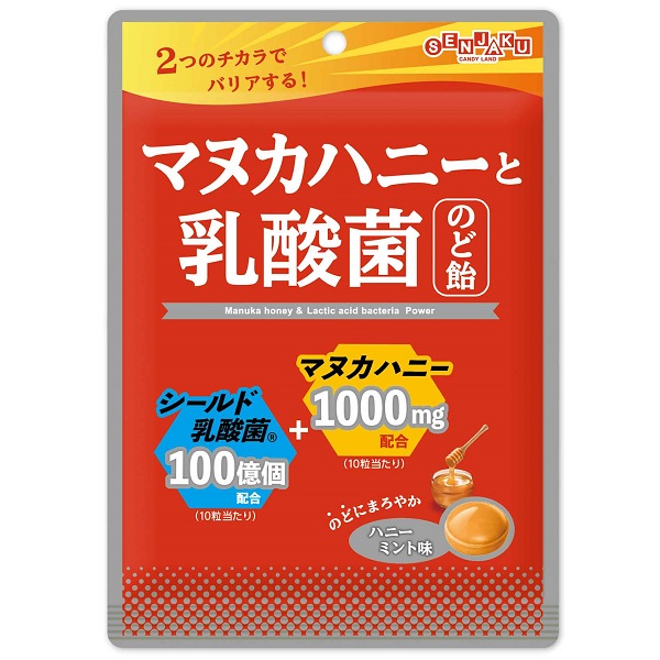 マヌカハニーと乳酸菌 のど飴 62g×６袋 【メーカー公式ショップ】