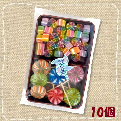 楽天市場 金平糖 かご付き 花ひろば こんぺいとう 55g 100個入 マルタ プチギフトに最適 ５種類各個 みぞたオンラインストア楽天市場店