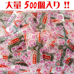 中野物産 業務用 おしゃぶり昆布 梅 ピロー 個包装100個入×5袋