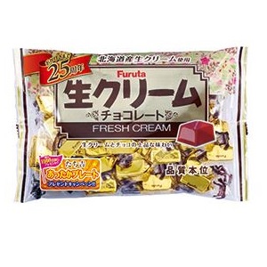 【特価】生クリームチョコ ファミリーパック 184ｇ フルタ製菓