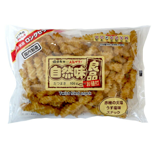 楽天市場 自然味良品 たつまき 105g ねじり揚げあられ 藤庄 みぞたオンラインストア楽天市場店 楽天市場 自然味良品 たつまき 105g ねじり揚げあられ 藤庄 みぞたオンラインストア楽天市場店