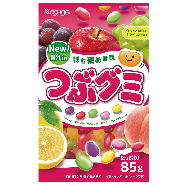 つぶグミ 90袋 90袋 春日井製菓 みぞたオンラインストア店 特価 特価 つぶグミ 卸価格 大量特売価格 果汁入り5つのフルーツミックス グミ 果汁入り５つのフルーツミックス 大量特売価格