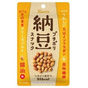 【特価】プチポリ納豆 しょうゆ味 20ｇ　素材菓子 10袋入り1BOX カンロ 卸価格